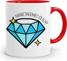 Marketingeseknek Marketing Bögre Piros Ajándék fényképes nyomtatással