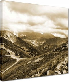 Vászonkép 30x30 Tátra Lengyel hegyek Kilátás