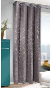 Sötétszürke függöny 135x245 cm Circles – Sehlbach