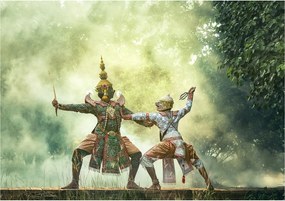 Fotótapéta Tánc Thai misztika és hagyomány Kultúra 254x184 vinil +ragasztó