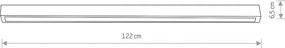 NOWODVORSKI 7551 STRAIGHT CEILING LED Modern Mennyezeti Lámpa T8 IP20