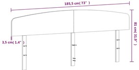viaszbarna tömör fenyőfa fejtámla 180 cm