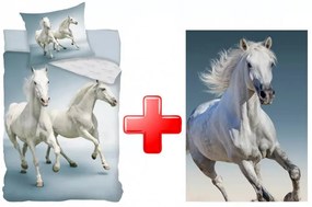 Lovas White ágyneműhuzat és polár takaró szett