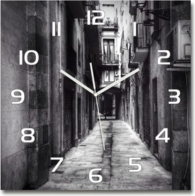 Csendes üveg falióra Barcelona Spanyolország 60x60 cm