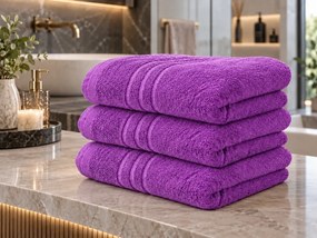 Comfort Maxi törölköző 100x180 cm lila, 100% pamut