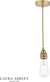 LAURA ASHLEY 3756113-Q LAURA Ernyős Függesztett Lámpa Antik Sárgaréz E27 IP20