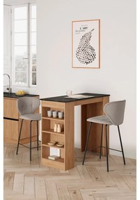 Bézs bárszék szett 2 db-os (ülésmagasság 67 cm) Maura – Marckeric