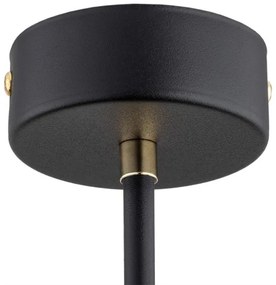 Argon 2128 - RAVELLO 5xE14/15W/230V fekete/arany csillár rúdon