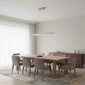 LED csillár kábelen CASHMERE LED/80W/230V 30x100 cm bézs