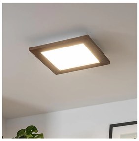 Brilagi - LED Mennyezeti lámpa SLIMFRAME WOOD LED/25W/230V 34x34 cm sötét barna