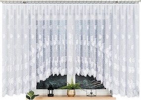 Nora jacquard mintás függöny, 02097, 400x160cm (kész) íves