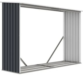 Tüzifa tároló G21 WOH 181 - 242 x 75 cm, antracit