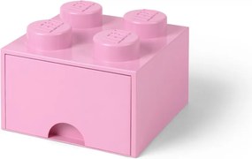 Világos rózsaszín négyszögletes tárolódoboz - LEGO®