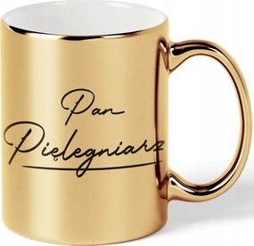 Arany Csillogó Bögre Ajándék Ápoló Úrnak Karácsonyra Születésnapra