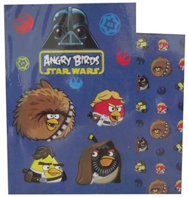 Kék Angry Birds 100% Pamut Gyerek Ágyneműhuzat 2 részes 140 x 200 cm