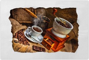 Poszterek 120x80 Ízletes kávé Csokoládé