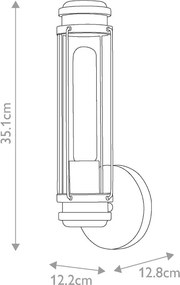 Hinkley Lighting Masthead HK-MASTHEAD1-PCBK Fali lámpa 1x40W/E27 IP44