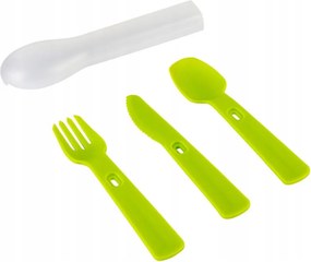 Curver műanyag evőeszközök Smart To Go tokban Zöld