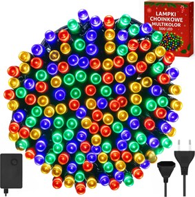 Karácsonyfa Fényfüzér 500 Led 35M Többszínű Karácsonyi 8 Fénymód