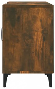 füstös tölgy színű szerelt fa TV-szekrény 150 x 30 x 44,5 cm