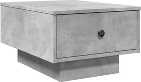 vidaXL betonszürke szerelt fa dohányzóasztal 60 x 45 x 31 cm