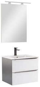 Vario Trim 60 komplett fürdőszoba bútor antracit-fehér