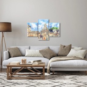 Kép - Santa Maria di Loreto temploma, Róma, Olaszország (90x60 cm)