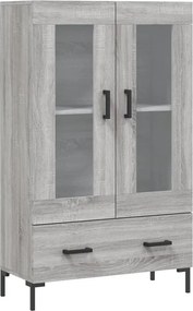 vidaXL szürke sonoma szerelt fa magasszekrény 69,5 x 31 x 115 cm