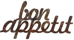 Fém fali dekoráció, Rusty Bon Appetit