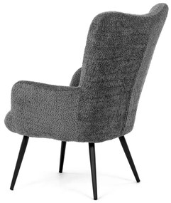 Fülkés fotel GREY2, szürke