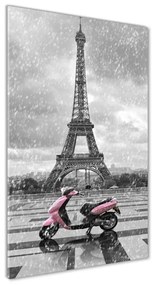 Üvegkép falra Eiffel-torony robogó osv-68974331