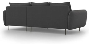 Vienna sötétszürke sarokkanapé, jobb oldali - Cosmopolitan Design
