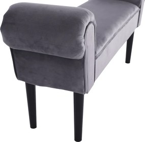 Lóca, Velvet szövet, szürke/fekete, BURDA