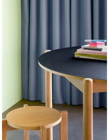 Tölgyfa kerek étkezőasztal ø 115 cm Oblique – Hübsch