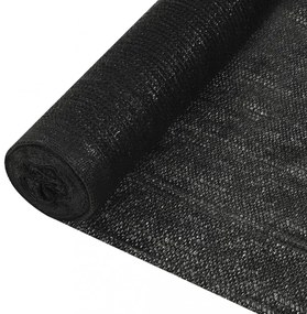 fekete HDPE belátásgátló háló 1,5 x 10 m 195 g/m²