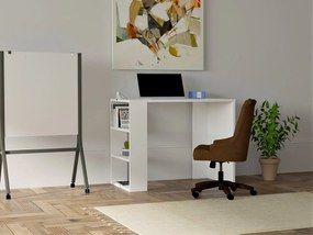 Cool Íróasztal, Puqa Design, 90x50x70 cm, PAL, fehér