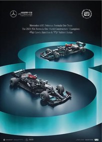 Művészeti nyomat Mercedes-AMG Petronas F1 Team - 8 Titles, Automobilist