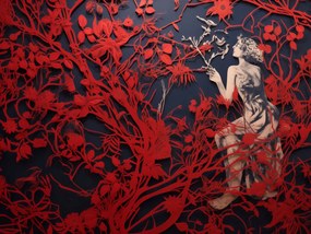 Poszter 20x15cm A nők titkos kertje