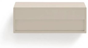 Krémszínű függő éjjeliszekrény Platt – Teulat