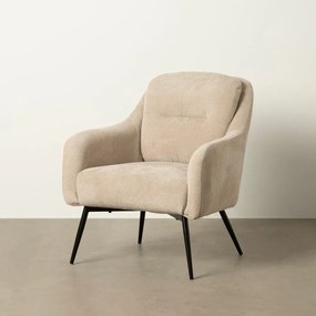 Bézs zsenília fotel Classic – Ixia