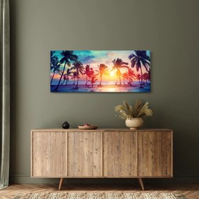 Kép - trópusi naplemente (120x50 cm)