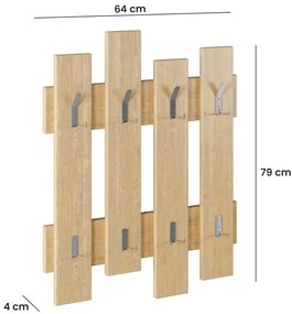 Fali fogas Wave - Oak