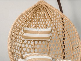 Világosbarna TROPIKAL függőszék állvánnyal