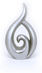 Galeya szatén nikkel fém karnis végzáró elem