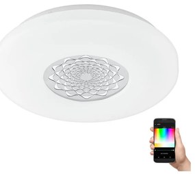 Eglo 9682 - CAPASSO-C LED RGB dimmelhető fali mennyezeti lámpa 17W/230V