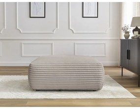 Világosszürkés bézs kordbársony lábtartó Lucien – Bobochic Paris