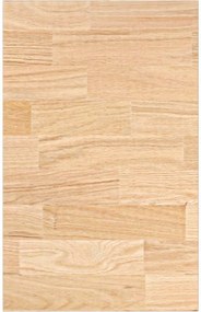 vidaXL konyhai munkalap 40x63,5x2,7 cm tömör fa tölgyfa téglalap alakú