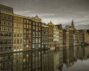 Poszter 50x40cm Házak a csatorna mentén, Assaf Frank