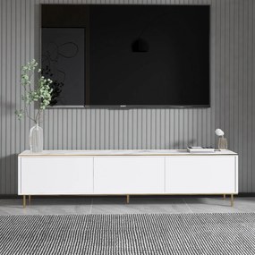 TV szekrény Imaj - Marble, White