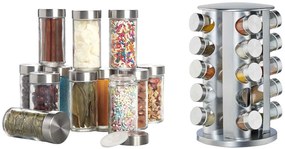 20db-os fűszertartó állvány, forgatható